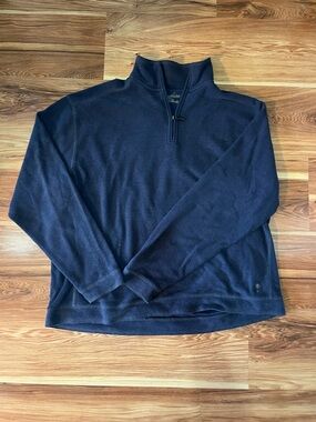 Men's Navy Half-Zip Sweater - Paradise Collection